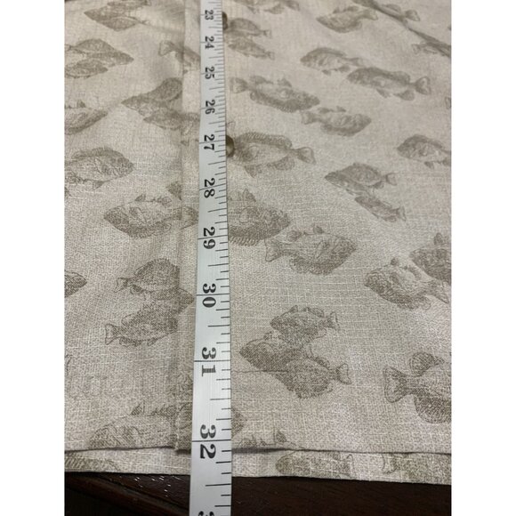 Weatherproof Bass Fish Button Up Outdoor Shirt Size L - Picture 5 of 6